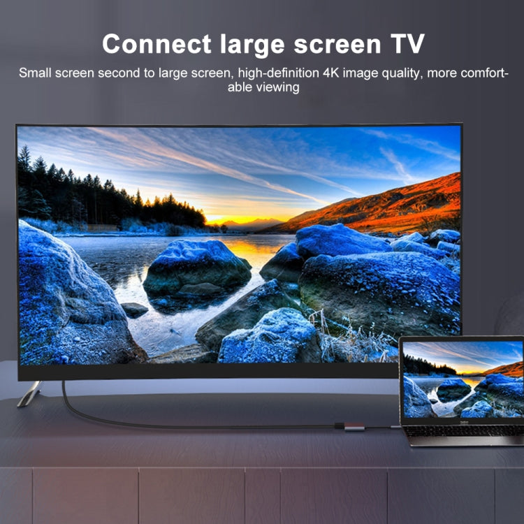 4 in 1 Multifunction USB-C / Type-C to PD USB-C / Type-C +USB 3.0+Dual HDMI HUB Docking Station