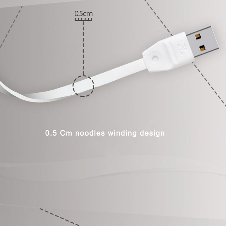 Teclast CM003W08 80CM Noodle Style 80CM High Speed TPE Material Micro USB to USB 2.0 Data Sync Charging Cable for Galaxy, HTC, Sony, Huawei, Xiaomi, Lenovo and Other Android Smartphones(White)