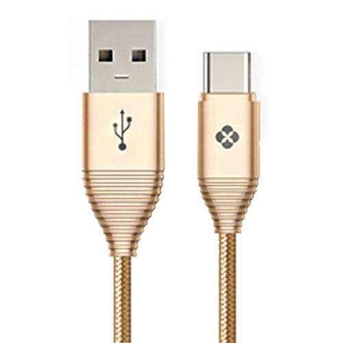 TOTUDESIGN 1m 2.4A Zinc Alloy Type-C to USB Data Sync Quick Charger Cable, For Galaxy S7 & S7 Edge / LG G4 / Huawei P8 / Xiaomi Mi4 and other Smartphones