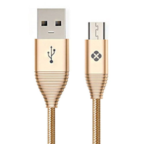 TOTUDESIGN 1m 2.4A Zinc Alloy Micro USB to USB Data Sync Quick Charger Cable, For Galaxy S7 & S7 Edge / LG G4 / Huawei P8 / Xiaomi Mi4 and other Smartphones