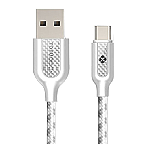 TOTUDESIGN 1m 2.4A Zinc Alloy Carbon Fiber Type-C to USB Data Sync Quick Charger Cable, For Galaxy S7 & S7 Edge / LG G4 / Huawei P8 / Xiaomi Mi4 and other Smartphones