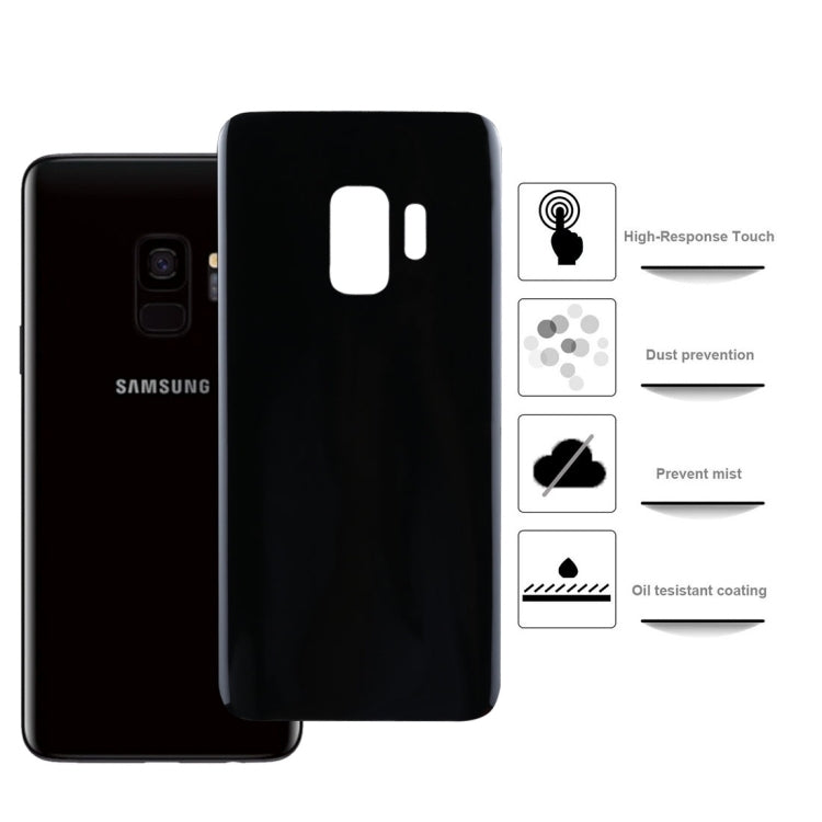 Ultra-thin PET Back Screen Protector Film for Galaxy S9(Black)