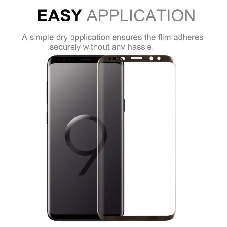Ultra-thin HD PET Screen Protector Film for Galaxy S9+(Gold)
