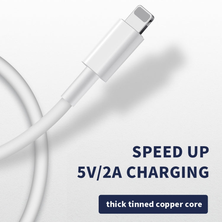 KIVEE KV-CT301 2A Type-C / USB-C to USB TPE Charging Data Cable, Length: 1m (White)