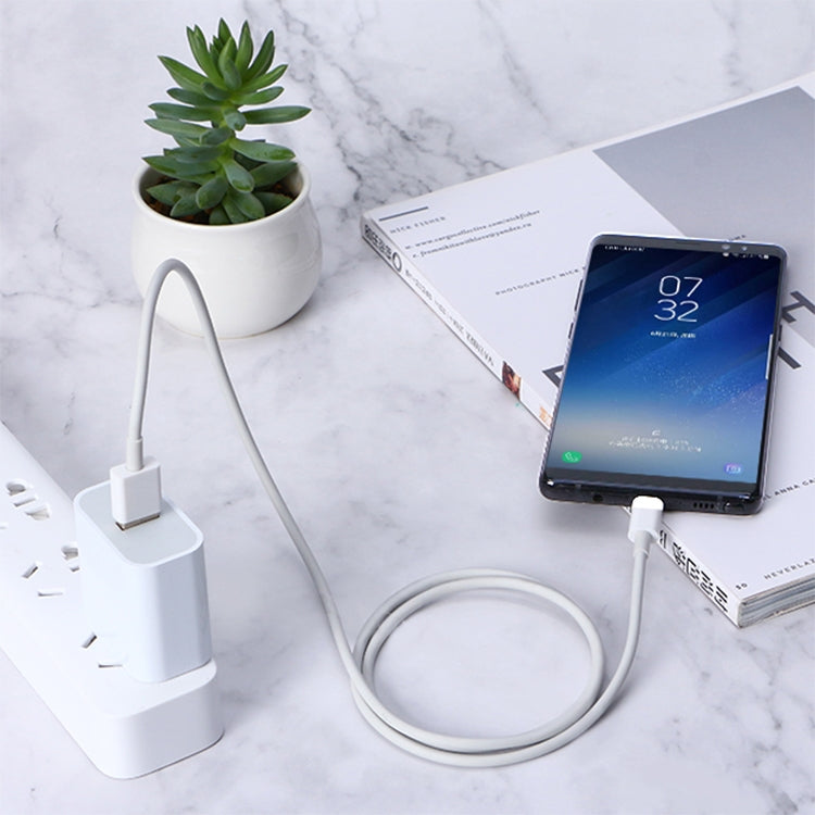 KIVEE KV-CT208 5A USB to Type-C / USB-C TPE Charging Data Cable, Length: 1m