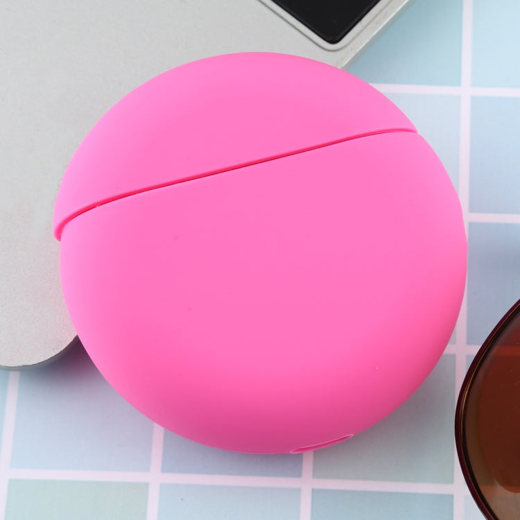 For Huawei FreeBuds 3 Round Liquid Silicone Earphones Protective Case