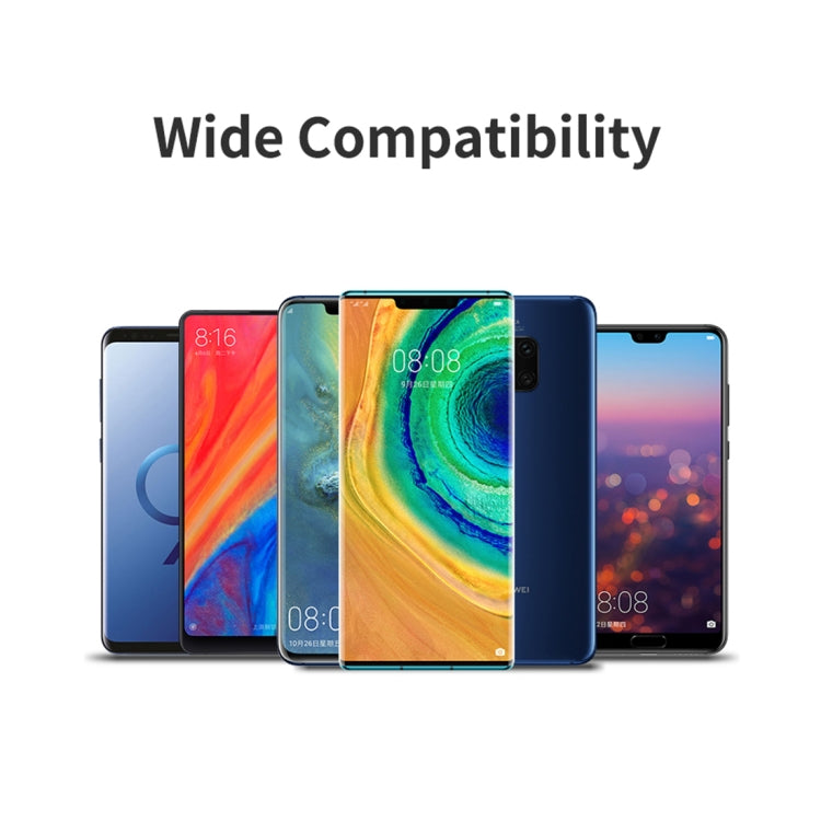 ROCK CA05 3 In 1 Type-C / USB-C Charging Audio Adapter Cable, Length: 18cm(Black)