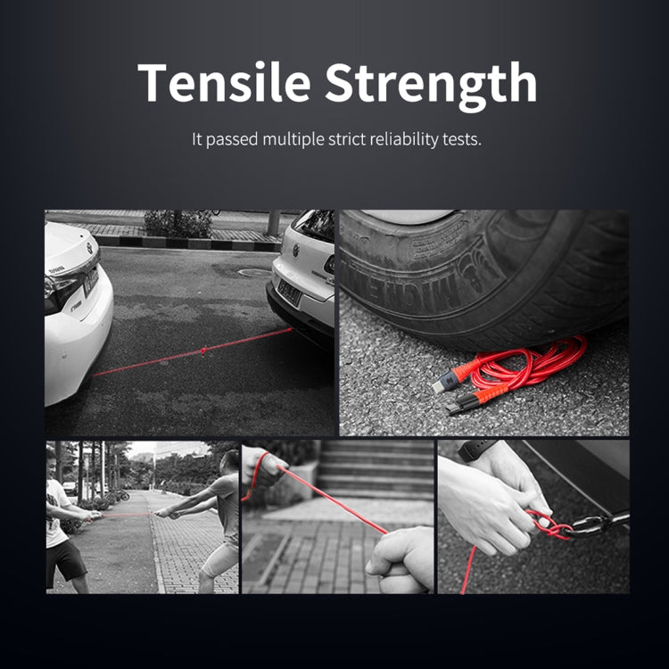 ROCK Z11 3A Type-C / USB-C to Type-C Hi-tensile Sync Round Charging Cable, Length: 100cm