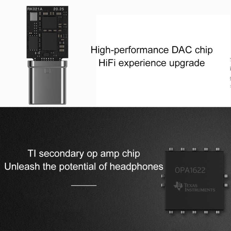 Original MEIZU 3.5mm Female to USB-C / Type-C Male HIFI Decoding Headphone Amplifier PRO(Black)