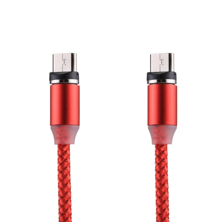 1.2m Weave Line Micro USB to Micro USB Double Head Magnetic Charging Cable, For Samsung / Huawei / Xiaomi / Meizu / LG / HTC and Other Smartphones