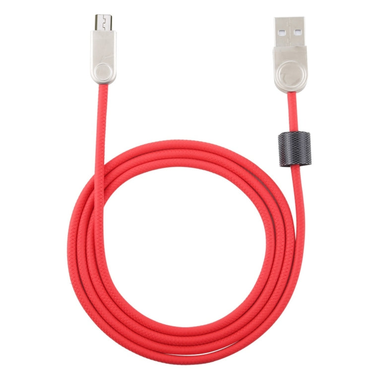 1m TPE Braided Cord Metal Connector USB A to Micro USB Data Sync Charge Cable, For Galaxy, Huawei, Xiaomi, LG, HTC and Other Smart Phones