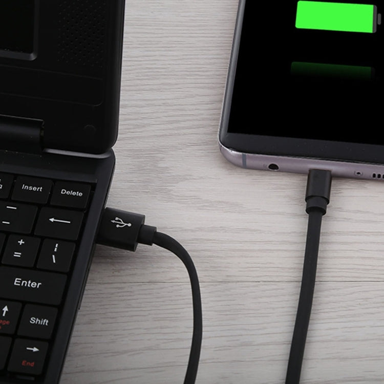 1m Flat Cord USB A to Micro USB Fast Charging Data Sync Charge Cable, For Galaxy, Huawei, Xiaomi, LG, HTC and Other Smart Phones