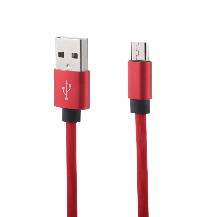 1m Flat Cord USB A to Micro USB Fast Charging Data Sync Charge Cable, For Galaxy, Huawei, Xiaomi, LG, HTC and Other Smart Phones