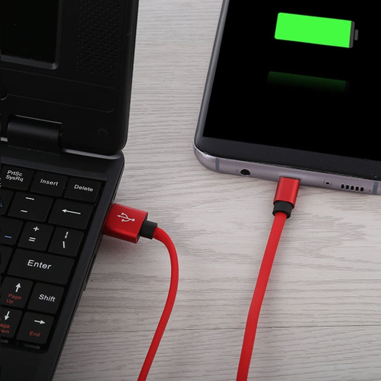 1m Flat Cord USB A to Micro USB Fast Charging Data Sync Charge Cable, For Galaxy, Huawei, Xiaomi, LG, HTC and Other Smart Phones