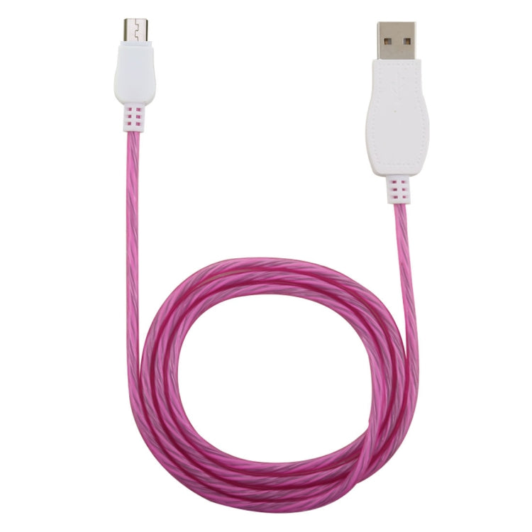 LED Flowing Light 1m USB A to Micro USB Data Sync Charge Cable, For Galaxy, Huawei, Xiaomi, LG, HTC and Other Smart Phones