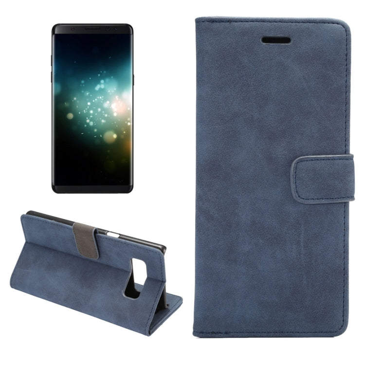 For Galaxy Note 8 Sheep Bar Material PU + PC Horizontal Flip Leather Protective Case with Holder & Card Slots & Wallet & Photo Frame