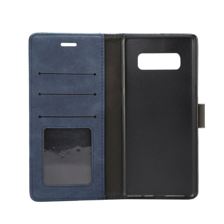 For Galaxy Note 8 Sheep Bar Material PU + PC Horizontal Flip Leather Protective Case with Holder & Card Slots & Wallet & Photo Frame