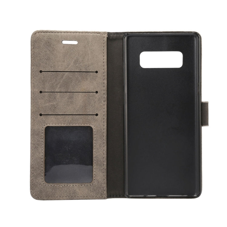 For Galaxy Note 8 Sheep Bar Material PU + PC Horizontal Flip Leather Protective Case with Holder & Card Slots & Wallet & Photo Frame
