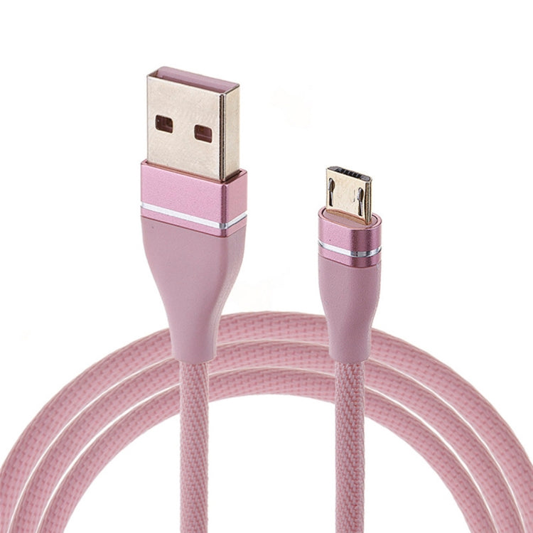 Nylon Weave Style USB to Micro USB Data Sync Charging Cable, Cable Length: 1m, For Galaxy, Huawei, Xiaomi, LG, HTC and Other Smart Phones