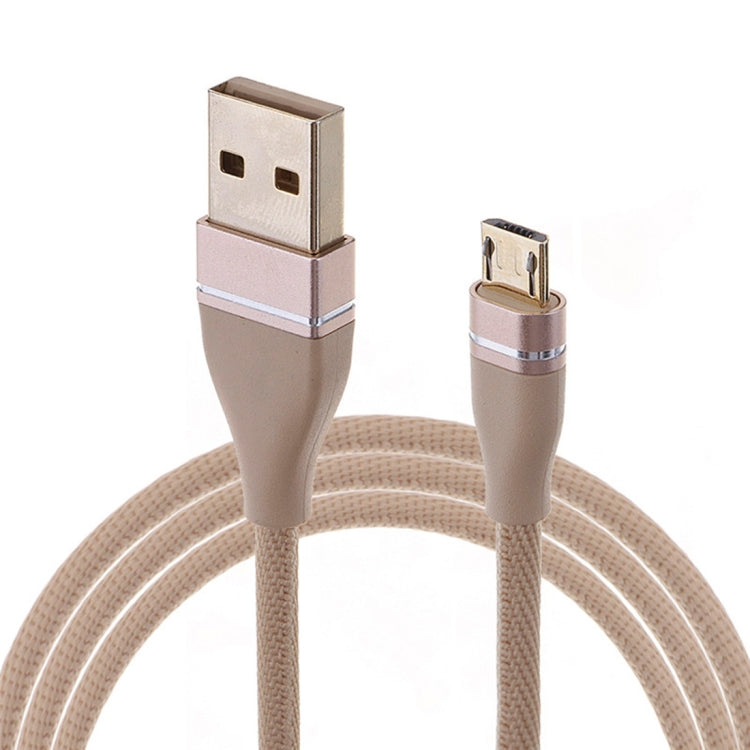 Nylon Weave Style USB to Micro USB Data Sync Charging Cable, Cable Length: 1m, For Galaxy, Huawei, Xiaomi, LG, HTC and Other Smart Phones