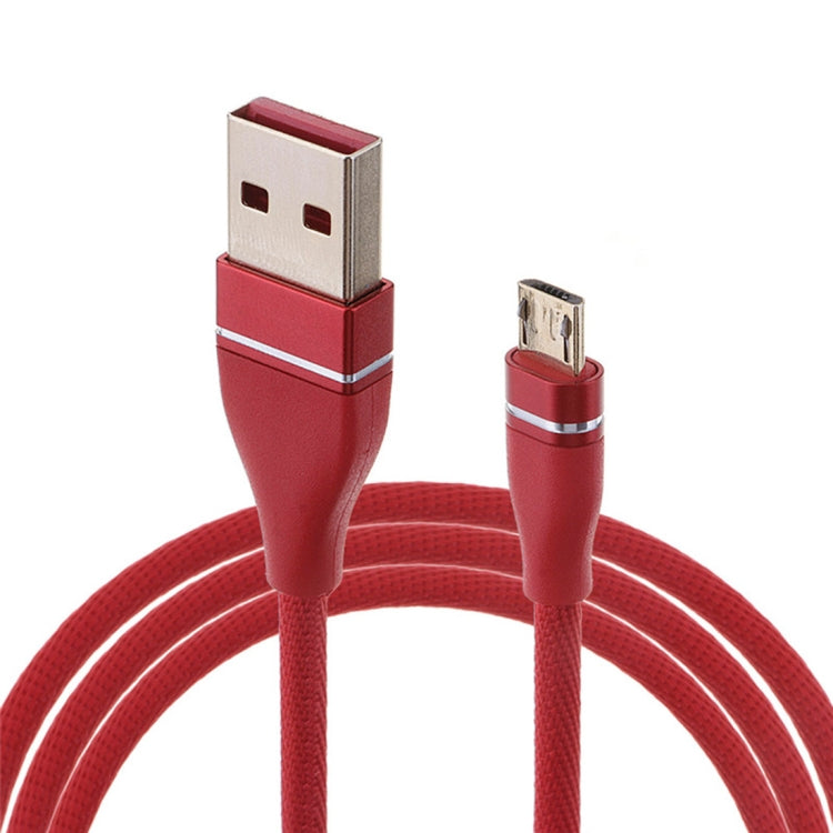 Nylon Weave Style USB to Micro USB Data Sync Charging Cable, Cable Length: 1m, For Galaxy, Huawei, Xiaomi, LG, HTC and Other Smart Phones