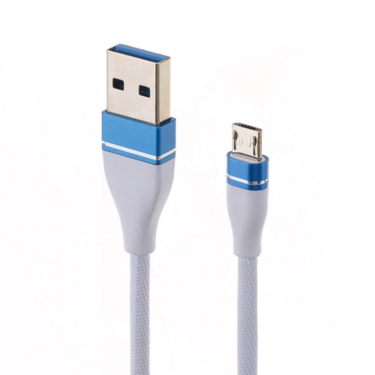 Nylon Weave Style USB to Micro USB Data Sync Charging Cable, Cable Length: 1m, For Galaxy, Huawei, Xiaomi, LG, HTC and Other Smart Phones