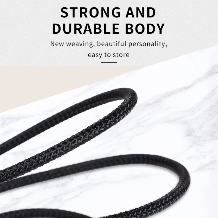 KIVEE KV-CB04 2A Micro to USB Nylon Charging Cable, Length: 1m