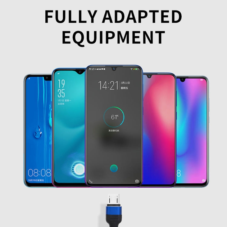 KIVEE KV-CB05 2A Type-C / USB-C to USB Nylon Charging Cable, Length: 1m