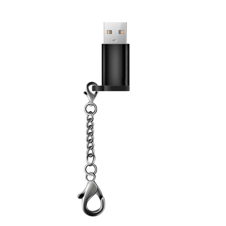 XQ-U001 USB-C / Type-C to USB 3.0 Adapter Converter with Key Chain, Support Fast Charging & Data Transmission