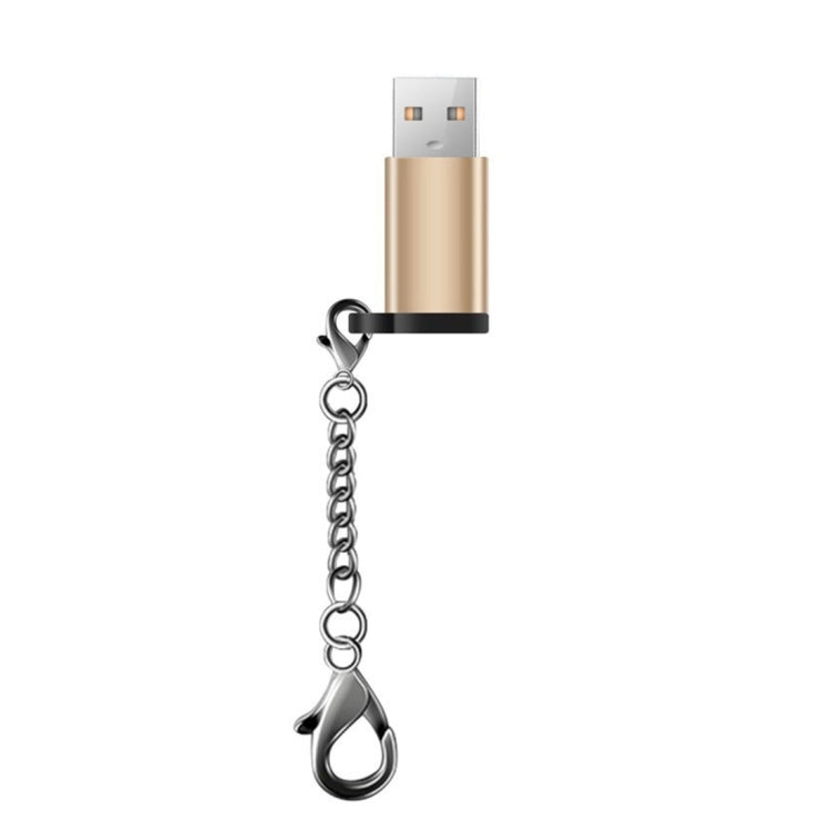XQ-U001 USB-C / Type-C to USB 3.0 Adapter Converter with Key Chain, Support Fast Charging & Data Transmission