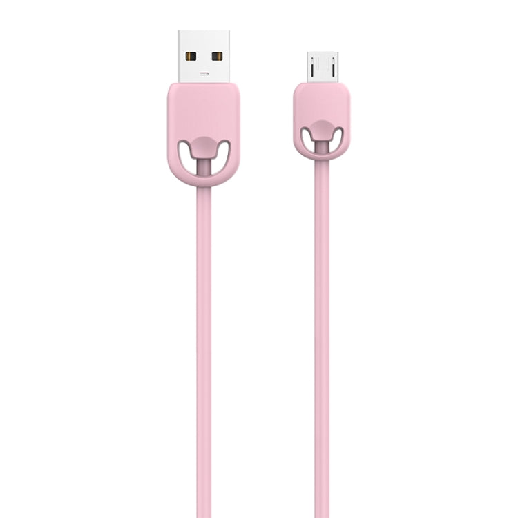 KIVEE KV-CH044 2.1A Micro to USB Silicone Charging Data Cable, Length: 1m