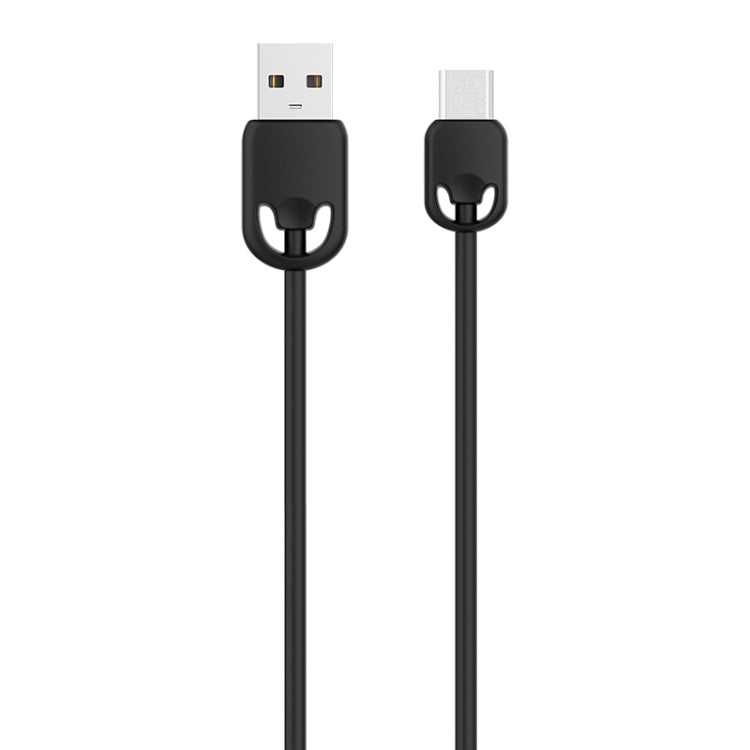 KIVEE KV-CH044 2.1A Type-C / USB-C to USB Silicone Charging Data Cable, Length: 1m