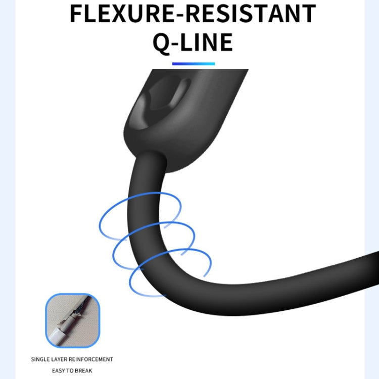 KIVEE KV-CH044 2.1A Type-C / USB-C to USB Silicone Charging Data Cable, Length: 1m