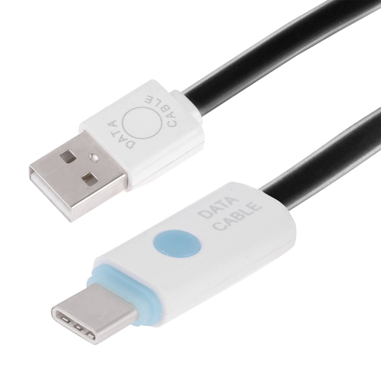 1m USB to USB-C / Type-C Noodle Jelly Data Sync Charging Cable