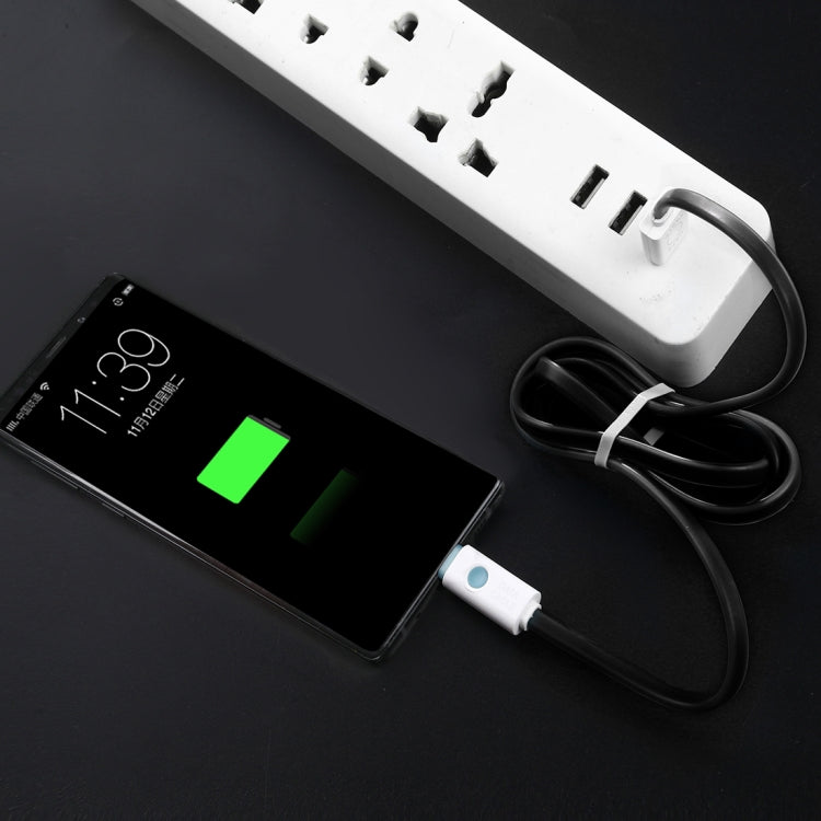 1m USB to USB-C / Type-C Noodle Jelly Data Sync Charging Cable