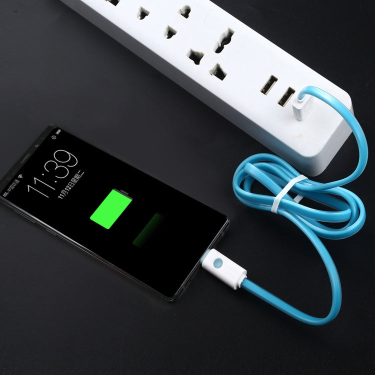 1m USB to USB-C / Type-C Noodle Jelly Data Sync Charging Cable