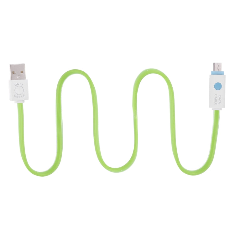 1m USB to Micro USB Noodle Jelly Data Sync Charging Cable