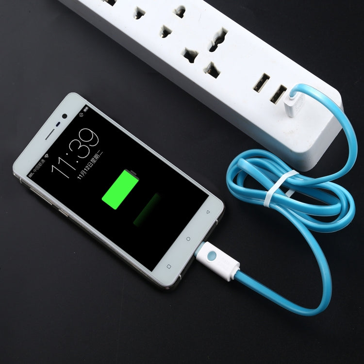 1m USB to Micro USB Noodle Jelly Data Sync Charging Cable