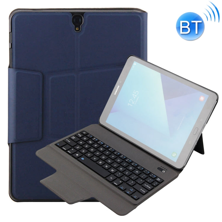 T1082 For Galaxy Tab S3 9.7 T820 / T825 Ultra-thin Light Bluetooth Keyboard Leather Tablet Case with Holder