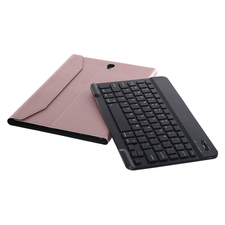 DY820 For Galaxy Tab S3 9.7 T820 / T825 Detachable Plastic Bluetooth Keyboard Leather Tablet Case with Holder