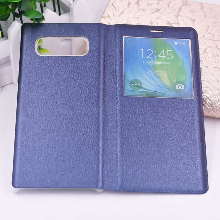 For Galaxy Note 8 PU+PC Horizontal Flip Leather Case with Call Display ID