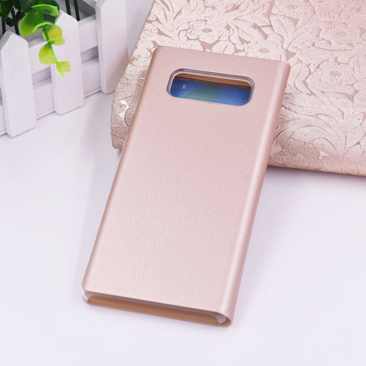 For Galaxy Note 8 PU+PC Horizontal Flip Leather Case with Call Display ID