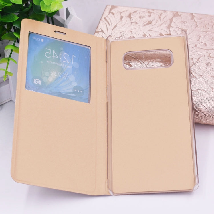 For Galaxy Note 8 PU+PC Horizontal Flip Leather Case with Call Display ID