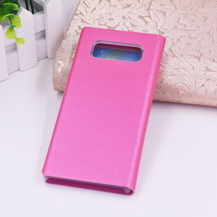 For Galaxy Note 8 PU+PC Horizontal Flip Leather Case with Call Display ID
