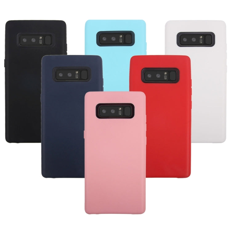 For Galaxy Note 8 Pure Color Classic TPU Protective Back Cover Case