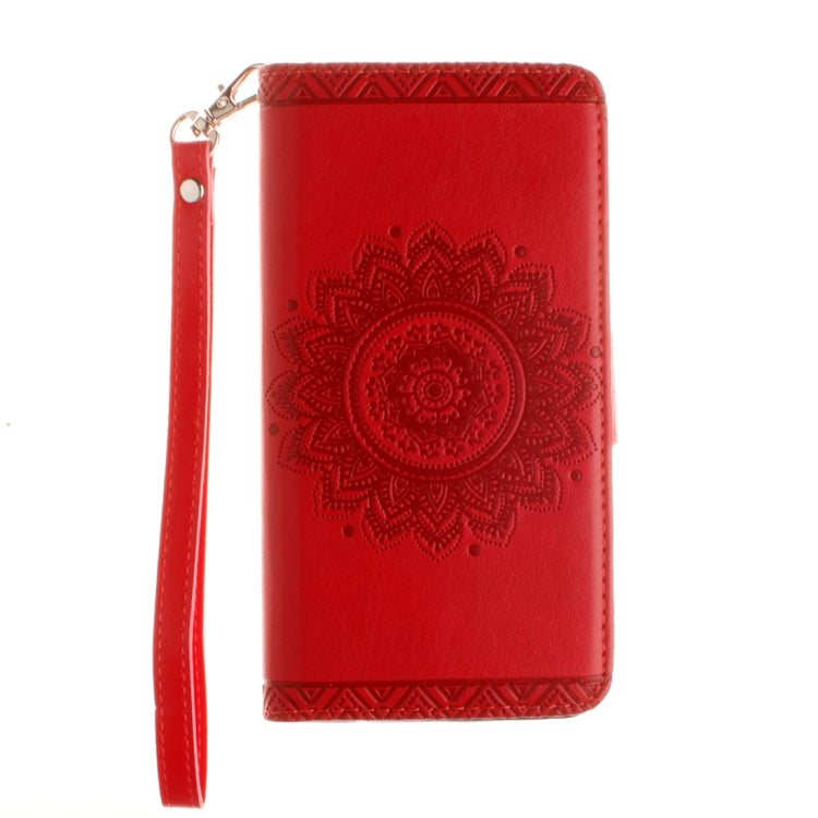 For Galaxy Note 8 Embossment Mandala Pattern Horizontal Flip Leather Case with Holder & Card Slots & Wallet & Lanyard
