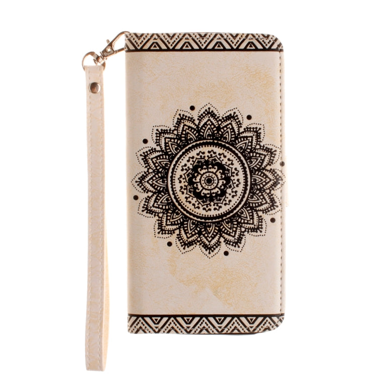 For Galaxy Note 8 Embossment Mandala Pattern Horizontal Flip Leather Case with Holder & Card Slots & Wallet & Lanyard