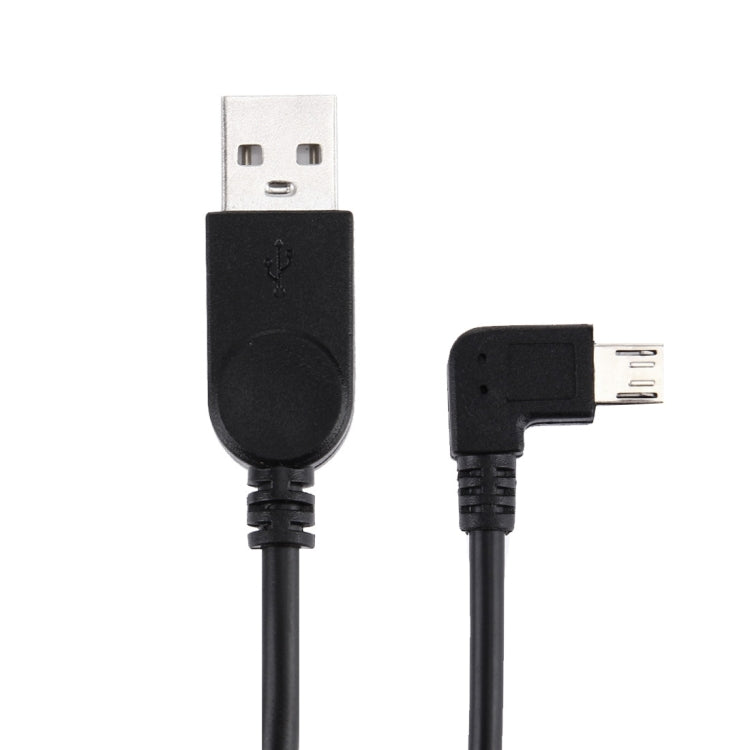 28cm 90 Degree Angle Left Micro USB to USB Data / Charging Cable, For Galaxy, Huawei, Xiaomi, LG, HTC and other Smart Phones
