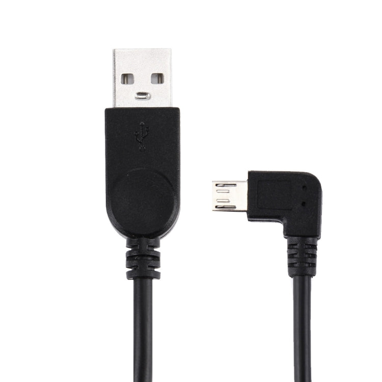 28cm 90 Degree Angle Right Micro USB to USB Data / Charging Cable, For Galaxy, Huawei, Xiaomi, LG, HTC and other Smart Phones