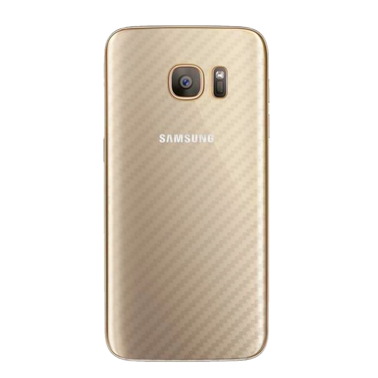Ultrathin Diagonal Stripes Carbon Fibre Back Screen Protector for Galaxy S7 Edge / G935